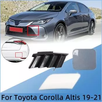 Автомобильный передний задний бампер буксировочный крюк крышка для Toyota Corolla Altis Sedan буксировочный крюк для перевозки прицепа крышка отделка Rear Unpainted