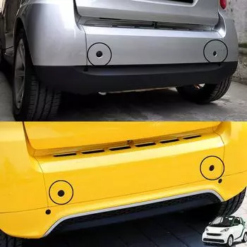 Автомобильный передний задний бампер буксировочный крюк проушина сцепка прицеп крышка заглушка A4518150122; 4518850122C22A для Smart Fortwo W451 2007-20 R1E2