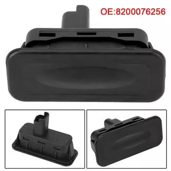 Автомобильный переключатель багажника Кнопка управления задней дверью багажника Автомобильные аксессуары для Renault CLIO MK3 MK4 MEGANE 2 3 Scenic MK2 Kangoo чёрный