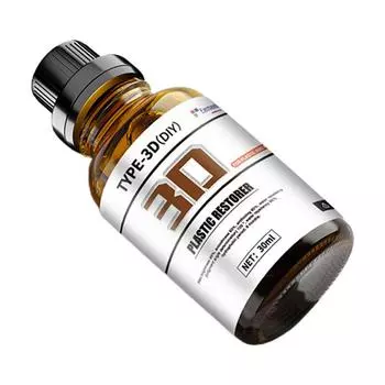 Автомобильный пластиковый восстанавливающий агент Auto Trim Restorer 30 мл Покрытие Trim Restorer для детализации автомобильных продуктов CHINA