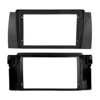 Автомобильный плеер, обод, защитная пленка для экрана автомобиля, автомобильный держатель для BMW 5-Series(E39) 1995-2003 Х5(Е53) Крышка автомобильного радиоприемника 1999-2006 гг., 7-дюймовые автомобильные аксессуары чёрный