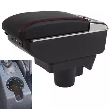 Автомобильный подлокотник для Opel Astra H, подлокотник, модернизированный ящик для хранения, автомобильные аксессуары, выдвижной чёрный