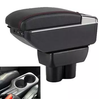 Автомобильный подлокотник для Suzuki Jimny, модифицированный ящик для хранения, автомобильные аксессуары, выдвижной, 2005-2017 гг. чёрный