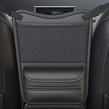 Автомобильный подлокотник, коробка для хранения авто между сиденьями, подвесная сумка, многофункциональная сумка с центральным управлением, органайзер для средних сидений, коробка для салфеток чёрный