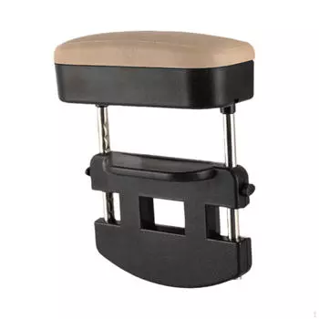 Автомобильный подлокотник Органайзер Аксессуары Регулируемое удобное хранилище для смартфона бежевый