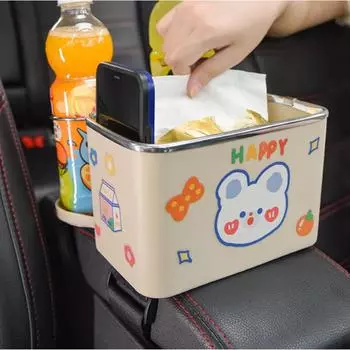 Автомобильный подлокотник, ящик для хранения, средний ящик, ящик для хранения с подстаканником, автомобильный многофункциональный ящик для салфеток, ящик для хранения, практичный ящик для хранения, инструмент для хранения 17.8cm11.2cm11.4cm чёрный