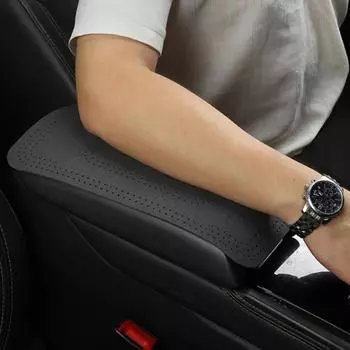 Автомобильный подлокотник, защитная накладка, внутренняя подушка для локтя, меховая кожа, нескользящая, против царапин, подлокотник, защитный чехол