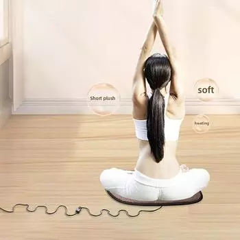 Автомобильный подогреватель, чехол для сиденья, зимний USB-нагреватель 5 В, подушка с электрическим подогревом, подушка для сидения для автомобилей, домашнего офиса, дивана, война W3J6 чёрный