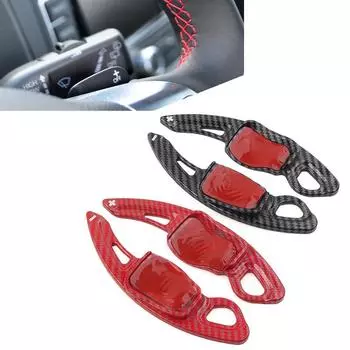 Автомобильный подрулевой переключатель передач для Volkswagen Golf 5 Golf 6 Jetta Passat Polo Sharan Tiguan Touareg Touran углеродного волокна черного
