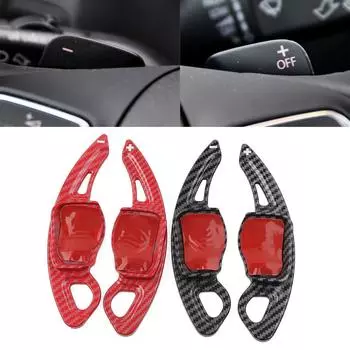 Автомобильный подрулевой переключатель передач для Volkswagen Golf 5 Golf 6 Jetta Passat Polo Sharan Tiguan Touareg Touran углеродного волокна черного