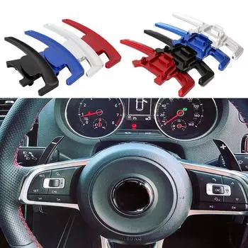 Автомобильный подрулевой переключатель переключения передач для Volkswagen VW GOLF GTI R GTD GTE MK7 7 POLO GTI Scirocco Tiguan Rline PASSAT T-ROC серебряный