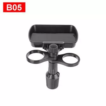 Автомобильный подстаканник, автомобильный столик-поднос, регулируемый автомобильный столик для еды, держатель для напитков, вращающийся на 360 градусов, автомобильные аксессуары, подставка для телефона B05