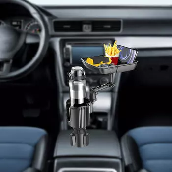 Автомобильный подстаканник, поднос для напитков, регулируемая основа, 3 в 1, расширяемые автомобильные аксессуары, дорожное путешествие
