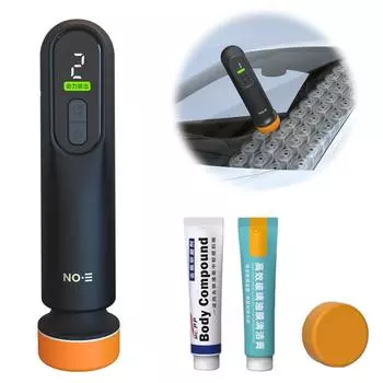 Автомобильный полировальный станок для удаления царапин, 12000 об/мин, медный мотор, 3 скорости, регулируемый, удаляет масло со стекол автомобиля чёрный