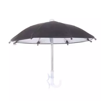 Автомобильный портативный держатель для мобильного телефона, автомобильный мини-зонт, непромокаемый, для велосипеда, мотоцикла, украшения, зонт, подставка для телефона, кронштейн, зонт