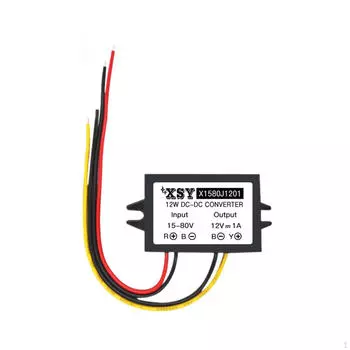 Автомобильный преобразователь питания, пылезащитный адаптер, стабильная работа, надежный регулятор для 15V 80V to 12V2A