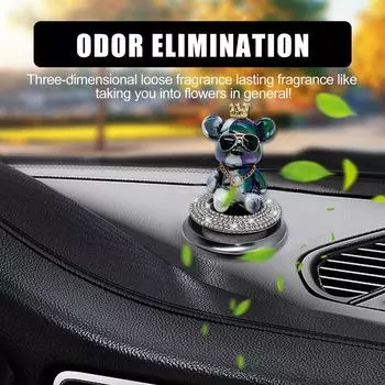 Автомобильный приборный диффузор воздуха милый мишка диффузор ароматизатор украшение портативные и модные украшения ароматерапия