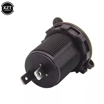 Автомобильный прикуриватель со светодиодной подсветкой 12-24 В, адаптер для мотоциклов, прикуриватель, многофункциональная розетка для морских лодок, грузовиков, автофургонов, квадроциклов красный