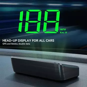 Автомобильный проекционный HD-дисплей GPS-спидометр, скорость, цифровой HUD-проектор на лобовое стекло для всех автомобилей, аксессуары для автомобильной электроники