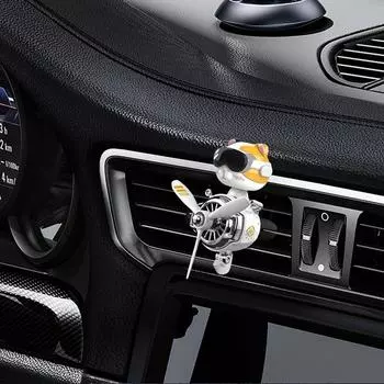 Автомобильный пропеллер для вентиляции, милый пилот, освежитель воздуха для автомобиля, креативный автомобильный вращающийся пропеллер, автомобильные духи, забавная ароматерапия для автомобиля GERMANY