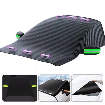 Автомобильный протектор лобового стекла, чехол от снега и льда для автомобиля, внедорожника, зимнее лобовое стекло, автомобильный аксессуар зелёный