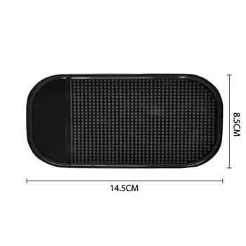 Автомобильный противоскользящий коврик липкий держатель для телефона черный липкий коврик противоскользящие автомобильные аксессуары One Size