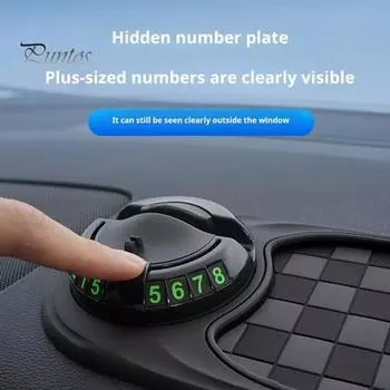 Автомобильный противоскользящий коврик с держателем для телефона, вращающийся на 360 градусов, износостойкий, простая установка, коврик для приборной панели автомобиля с держателем для телефона B