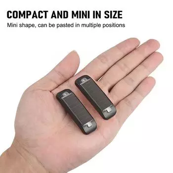 Автомобильный противоугонный фонарь с солнечной вспышкой, предупреждающий свет, предотвращает столкновение сзади ночью, красный и синий свет для велосипедов, мотоциклов L3P6