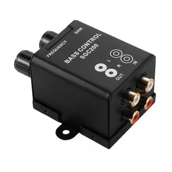 Автомобильный пульт дистанционного управления усилителем сабвуфером эквалайзером кроссовером контроллером басов 150 Гц - 40 Гц