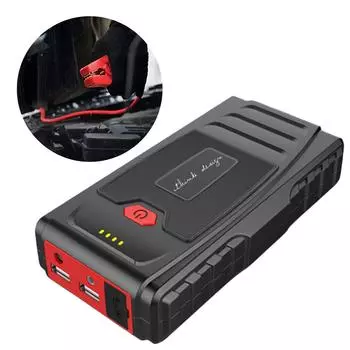 Автомобильный пусковой блок питания Power Bank Pack Портативный автомобильный усилитель аккумулятора Быстрые зарядные устройства 12 В y со светодиодной подсветкой пусковое устройство