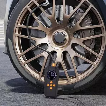 Автомобильный пусковой пусковой аккумулятор, портативный светодиодный фонарь, портативное зарядное устройство, 12 В, пусковой аккумулятор, быстрое накачивание, пусковой аккумулятор для чёрный