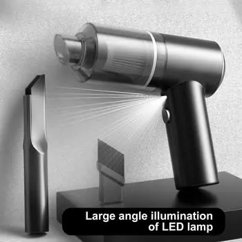 Автомобильный пылесос 120 Вт, беспроводной пылесос, сильное всасывание, 6000 об/мин, портативный пылесос для дома, инструмент для очистки канавок на подоконнике