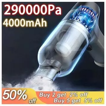 Автомобильный пылесос 4 в 1 беспроводной пылесос Duster ручной вакуумный насос для дома портативный беспроводной мощный всасывающий автомобильный пылесос