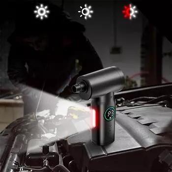 Автомобильный пылесос ABS, сжатый воздух, бесщеточный двигатель, очиститель с цифровым дисплеем, электрический воздушный пылесос CN