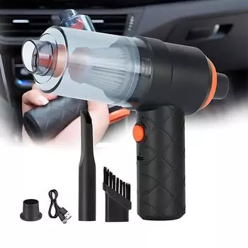 Автомобильный пылесос Автомобильный беспроводной мини-пылесос Мощные воздуходувки всасывания-выдува Пылесос двойного назначения для домашних животных Инструменты для чистки