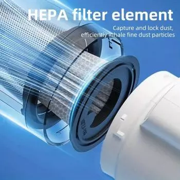 Автомобильный пылесос Автомобильный бытовой Ручной пылесос с большой мощностью всасывания Супер беспроводная зарядка Маленький автомобильный пылесос