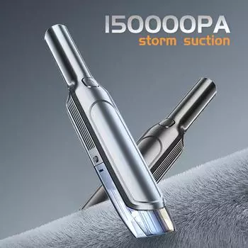 Автомобильный пылесос, беспроводной ручной пылесос, портативный пылесос для бытовой техники, мощная машина для очистки автомобиля, сильная всасывающая способность Basic Sliver 2 hapa