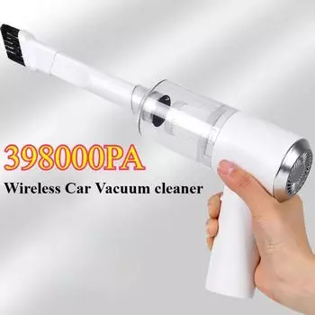 Автомобильный пылесос беспроводной высокомощный мини-пылесос с сильным всасыванием, портативный небольшой пылесос, пылеуловитель для дома белый