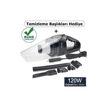 Автомобильный пылесос для пылесоса с портом багажника для прикуривателя 120 Вт