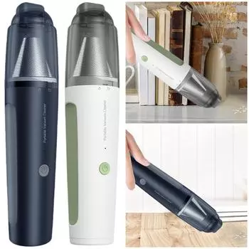 Автомобильный пылесос Используйте мини-пылесос для дома, автомобиля, парикмахерской белый