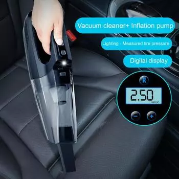Автомобильный пылесос, отличный ручной автомобильный пылесос большой емкости, автомобильный пылесос с зарядкой через USB, автомобильный пылесос, беспроводной пылесос, бытовая техника