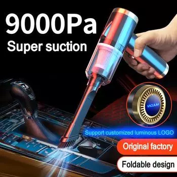 Автомобильный пылесос REUP 9000Pa Wirel Cordl, ручной автоматический пылесос для дома и автомобиля, мини-пылесос двойного назначения, батарея