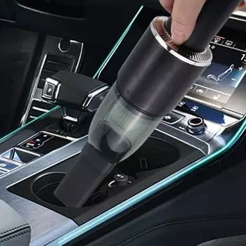Автомобильный пылесос с беспроводной зарядкой, высокая мощность, сильное всасывание, бытовой автомобильный пылесос двойного назначения для небольших автомобилей