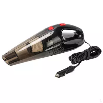 Автомобильный пылесос с высокой производительностью 108 Вт, 4 фильтра HEPA, DC12 В