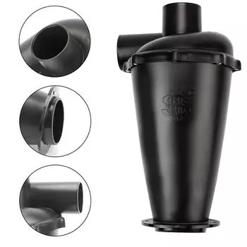 Автомобильный пылесос SN50T6 шестого поколения с турбонаддувом, пылеуловитель, инструмент для чистки автомобиля, фильтр-сепаратор циклонного типа Black