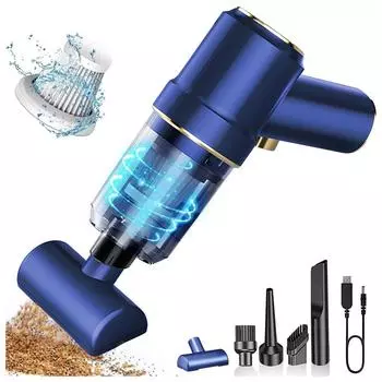 Автомобильный пылесос большой мощности всасывания для дома и автомобиля, беспроводной ручной пылесос двойного назначения с зарядкой