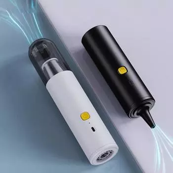 Автомобильный пылесос Yousheng, беспроводной, ручной, 14000 Па, с сильным всасыванием, для очистки клавиатуры автомобиля и дома чёрный