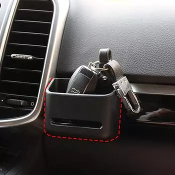 Автомобильный ящик для хранения телефона, держатель для автомобильных принадлежностей для интерьера, мягкий автомобильный органайзер, коробка, аксессуары для монет, карт, мобильных устройств, универсальный чёрный