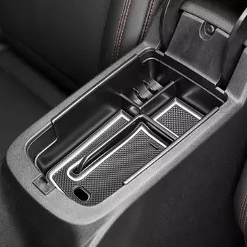 Автомобильный ящик для хранения вещей Chevrolet Trax 2024, центральный подлокотник, скрытый ящик, подстаканник, консольный органайзер, автомобильный ящик, аксессуары белый