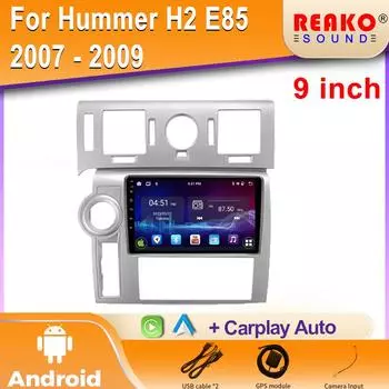 Автомобильный Радио Мультимедиа Видео Плеер Навигация Беспроводной Для Hummer H2 E85 2007 - 2009 Android Универсальный GPS 4 core 1GB+32GB carplay
